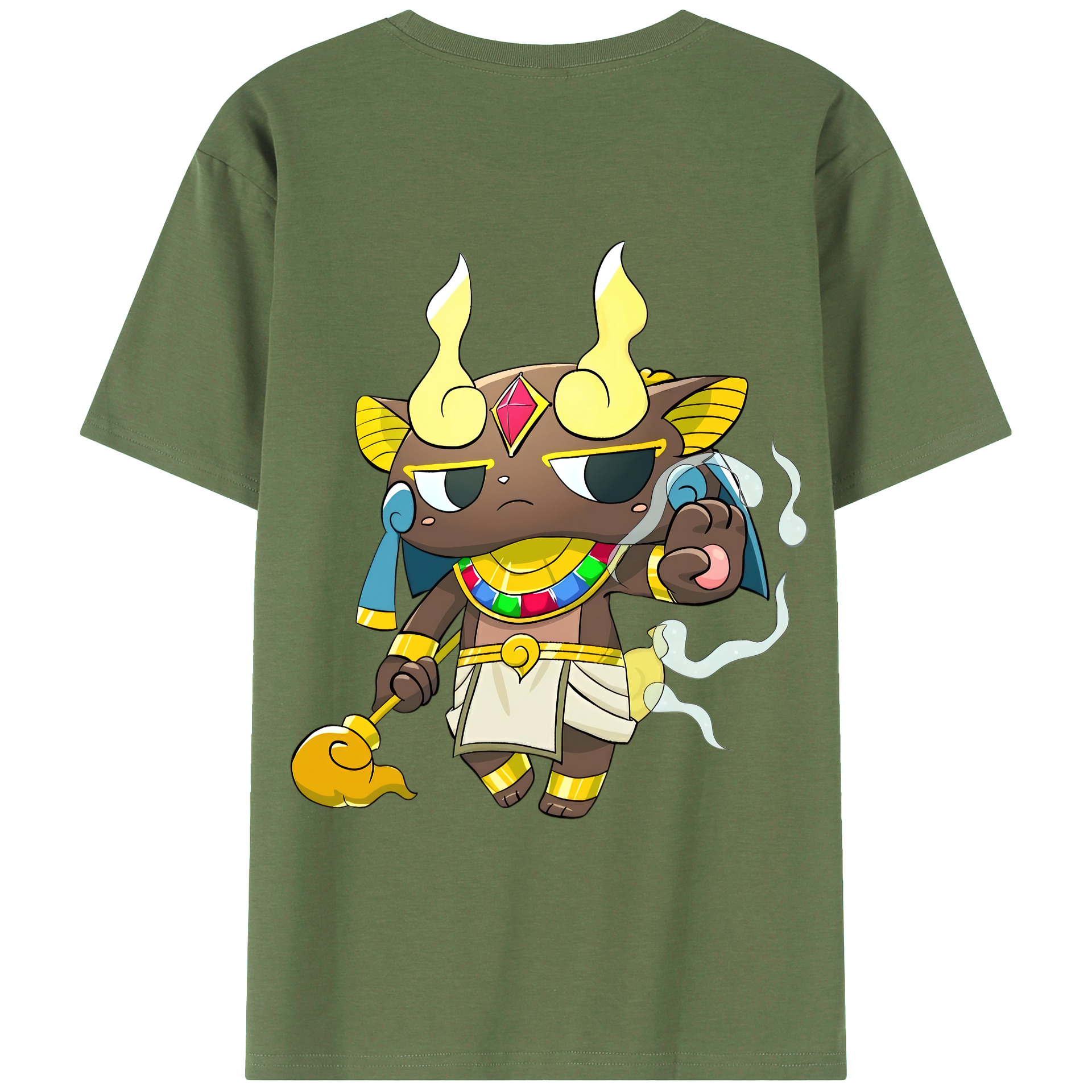 （画像用） 妖怪ウォッチ Yo-kai Watch 綿100％ メンズ半袖Tシャツ（バックプリント） 通気性
